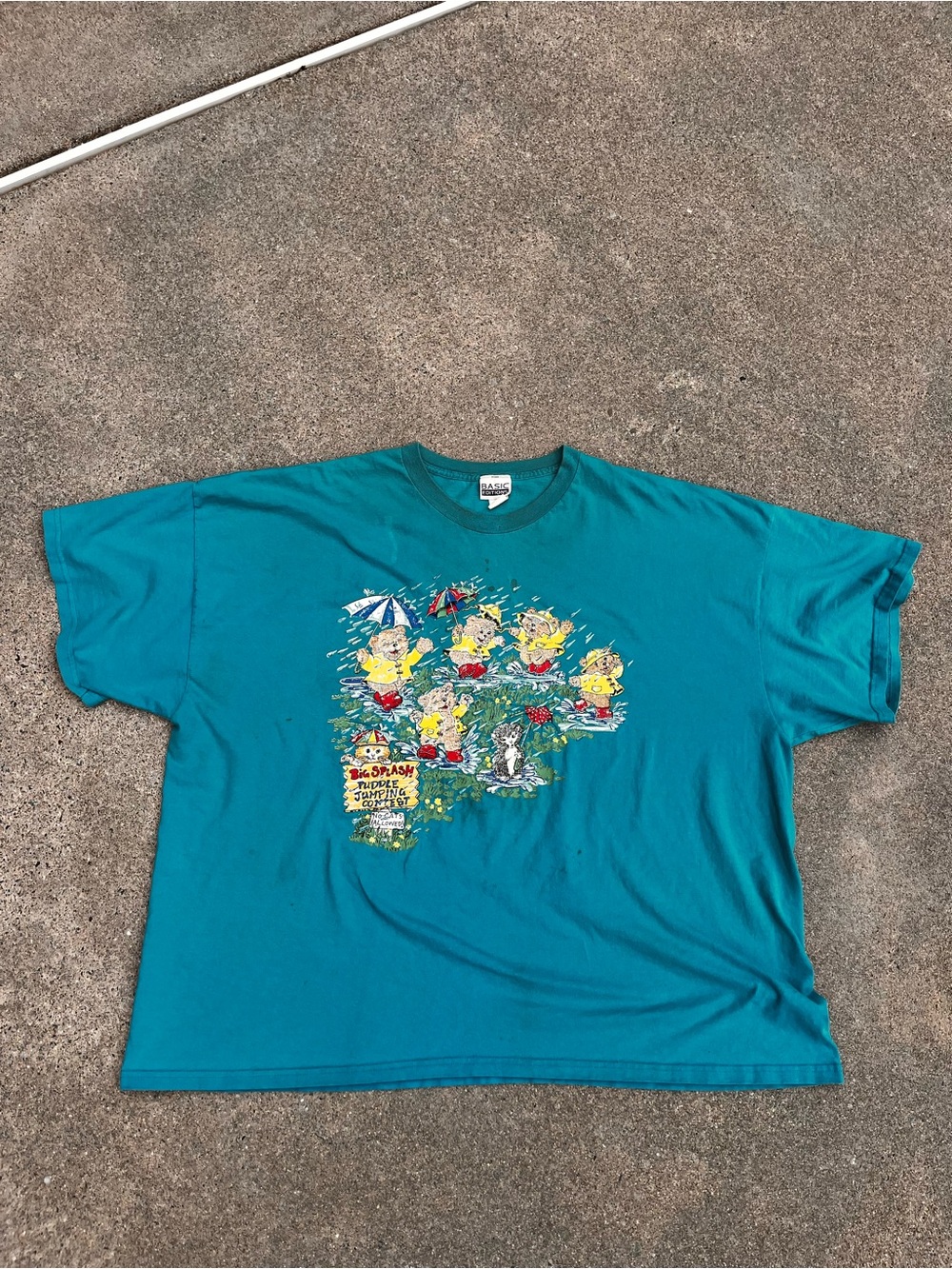 90s Y2K Graphic Bears and Cats no splash zone 3XL